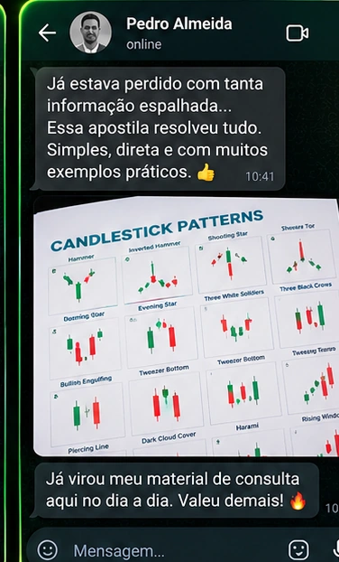 Depoimento de aluno do Trading Pro 2.0 — prova social 3