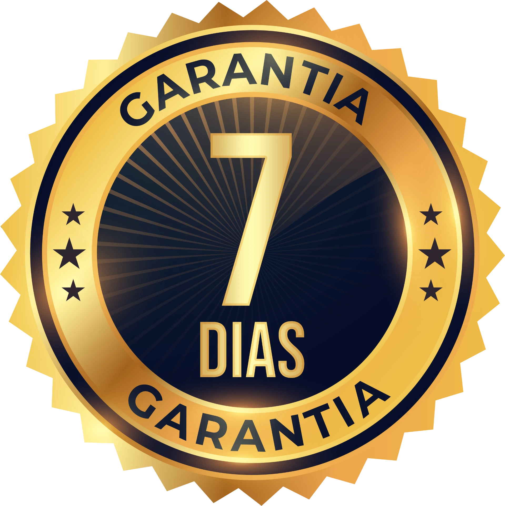Selo de garantia de 7 dias
