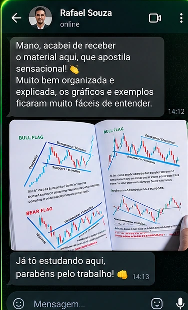 Depoimento de aluno do Trading Pro 2.0 — prova social 1